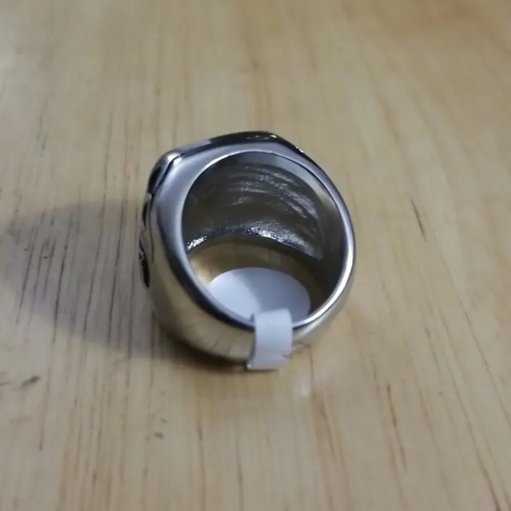316L Stainless steel‎ biker chopper cross ring